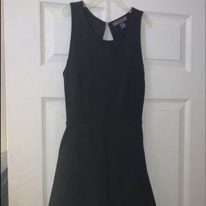 Navy blue dress with pockets